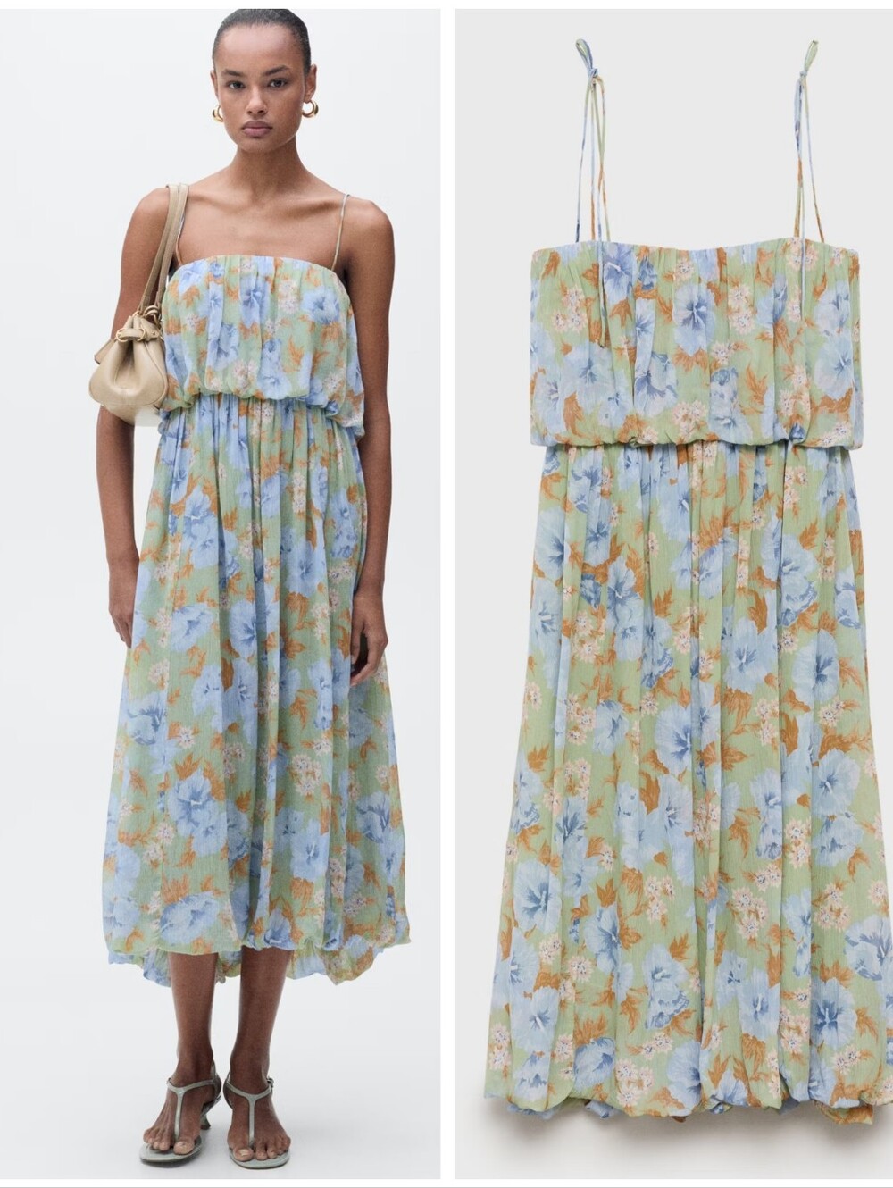 MANGO Floral Dress